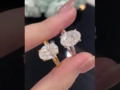 実験室によって育てられるダイヤモンドの宝石類