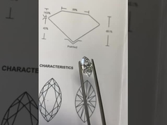 ラボグロウン マーキスダイヤモンド VVS-VS D-Fカラー IGI認定