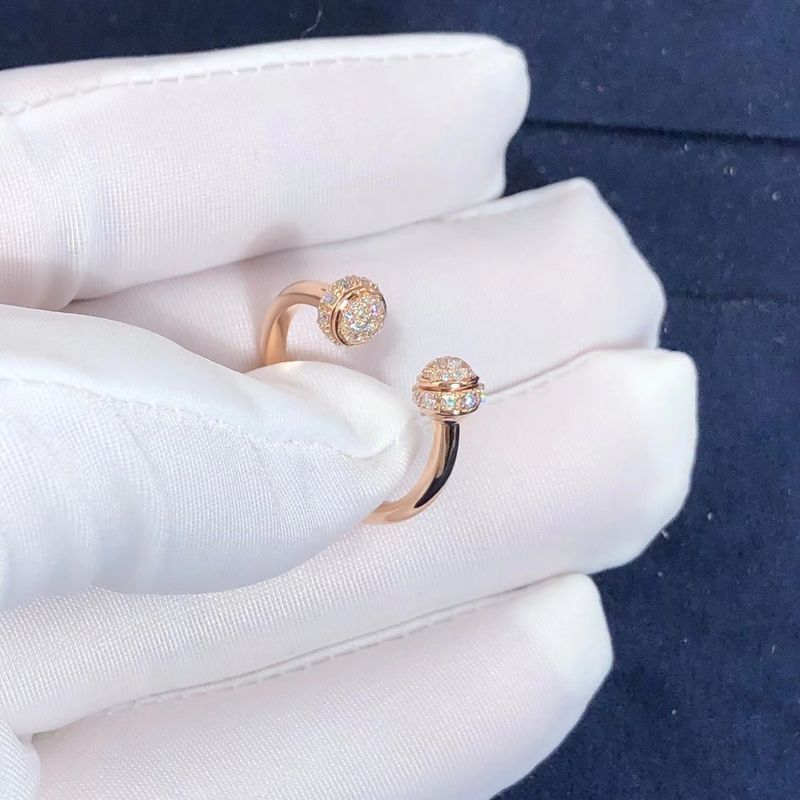 品質 女性のPiagetの所有物の開いた円のダイヤモンド指輪およそ0.34 Ct 工場
