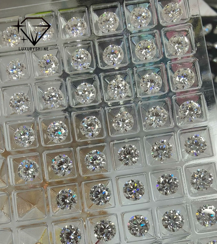 品質 LuxuryShine VS1 ラボグロウンダイヤモンド 1ct 2ct 3ct 4ct 5ct ラウンドカット ホワイト エクセレントカット IGI 認定 工場