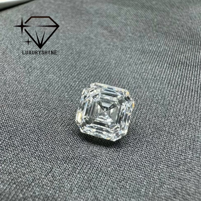 品質 LuxuryShine VVS-VS 0.1-10CT アッシャー形状ラボ 成長ダイヤモンド D-F 色 白いダイヤモンド IGI証明書 3EX 切断石 工場