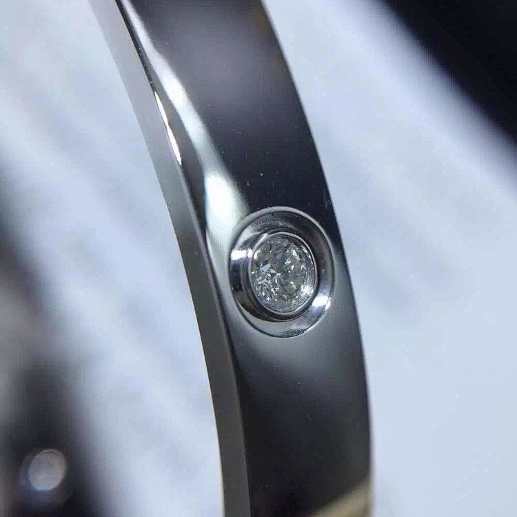 品質 ブランドの宝石類愛ブレスレット4のダイヤモンドのイエロー・ゴールドDiamonds18kの金 工場