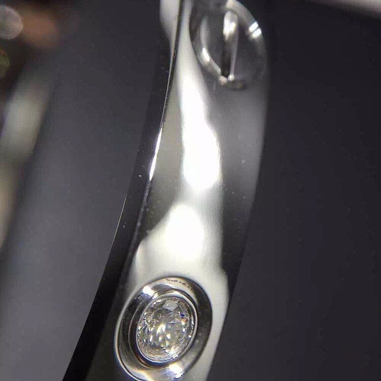 品質 ブランドの宝石類愛ブレスレット4のダイヤモンドのイエロー・ゴールドDiamonds18kの金 工場