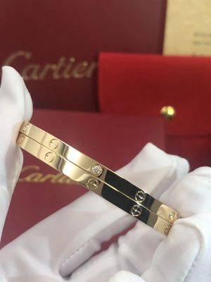 品質 女性/人のための愛18K金のブレスレットの小さいモデル6ダイヤモンド 工場