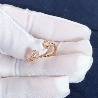 品質 女性のPiagetの所有物の開いた円のダイヤモンド指輪およそ0.34 Ct 工場
