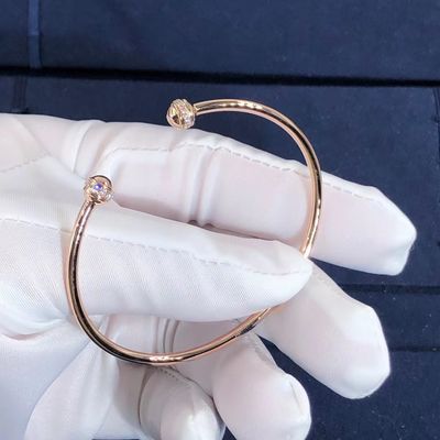品質 18K金のPiagetの所有物の開いた腕輪のブレスレット サポート サンプル順序OEM 工場