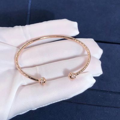 品質 18K金のPiagetの所有物の開いた腕輪のブレスレット サポート サンプル順序OEM 工場