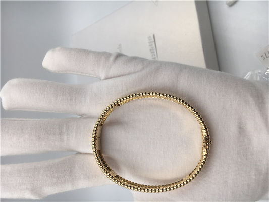 品質 大きいモデルの署名18Kの金のブレスレットの楕円形の形ダイヤモンド無し/宝石用原石 工場