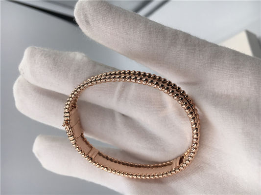 品質 大きいモデルの署名18Kの金のブレスレットの楕円形の形ダイヤモンド無し/宝石用原石 工場