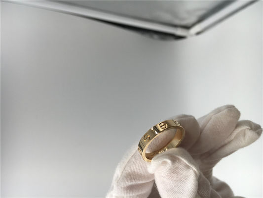 品質 シンプルな設計の上限の注文の宝石類愛リング結婚指輪 工場