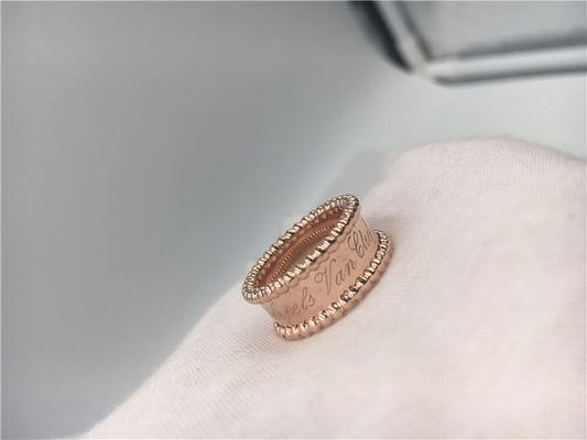 品質 型のローズの金の婚約指輪、女性の金バンド婚約指輪 工場