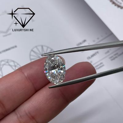 品質 LuxuryShine 0.1-10CT VVS2 実験室で栽培されたダイヤモンド D-F 色 白 オバル IGI 証明書 3EX 切断石 LuxuryShine 工場