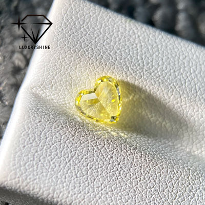 品質 LuxuryShine VS1 ラボグロウンダイヤモンド ファンシーイエロー ハートシェイプ 1CT 2CT 3CT 4CT 5CT リアルダイヤモンド IGI鑑定書付き 工場
