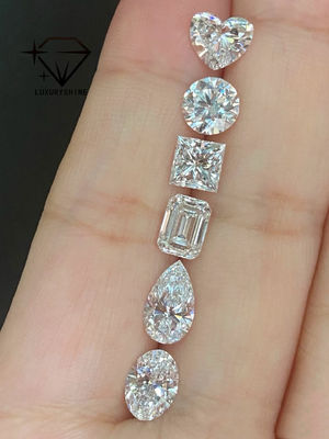 品質 LuxuryShine VVS-VS アッシャーシェイプ ラボグロウンダイヤモンド 0.1-10CT D-Fカラー ホワイトダイヤモンド IGI鑑定書付き 3EXカットストーン 工場