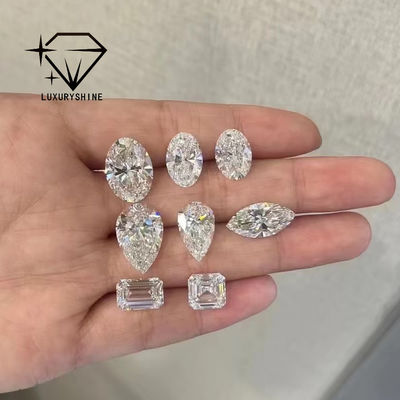 品質 LuxuryShine VVS-VS アッシャーシェイプ ラボグロウンダイヤモンド 0.1-10CT D-Fカラー ホワイトダイヤモンド IGI鑑定書付き 3EXカットストーン 工場