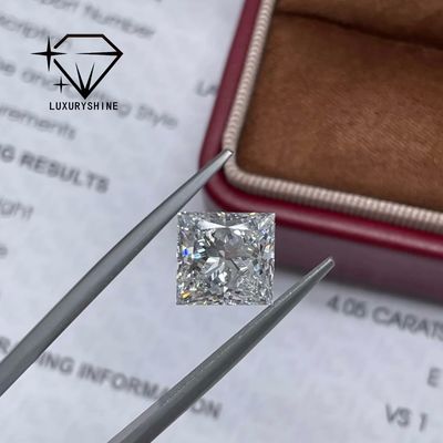 品質 ルックス シャイン プリンセス カット ラボ 成長 ダイヤモンド D-F カラー VVS-VS IGI 証明書 工場