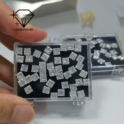 品質 ルックス シャイン プリンセス カット ラボ 成長 ダイヤモンド D-F カラー VVS-VS IGI 証明書 工場