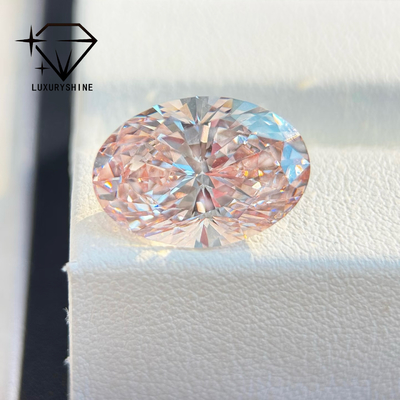 LuxuryShine 1-10CT 華やかなピンク オーバル ラボ 成長したダイヤモンド VVS-VS ローズダイヤモンド IGI証明書付き パーソナライズジュエリー