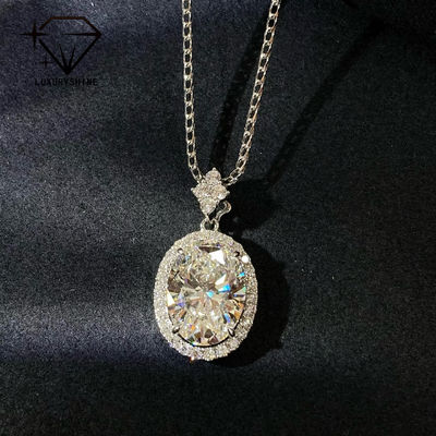 品質 18Kゴールドオーバルラボグロウンダイヤモンドペンダント VVS1-VS1 0.3-3.0ct 工場