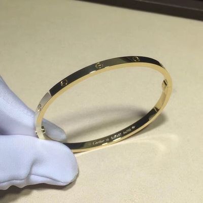 品質 宝石類18Kの金のブレスレット、薄い愛によって個人化される金のネックレス小さいモデル 工場