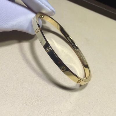 品質 宝石類18Kの金のブレスレット、薄い愛によって個人化される金のネックレス小さいモデル 工場