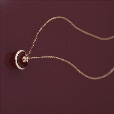 品質 Xsモデル イエロー・ゴールドのAmulette De Necklace Withラピスラズリのダイヤモンド 工場