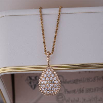 中国のブローチPinの贅沢な金の宝石類の工場SerpeRealの金の蛇のBohemeの長いネックレスの大きいモチーフはダイヤモンドを舗装する