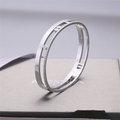 品質 女性のためのLuxury Jewelry移動Romaneの腕輪のホワイト ゴールドのダイヤモンドのブレスレットの贅沢な宝石類 工場
