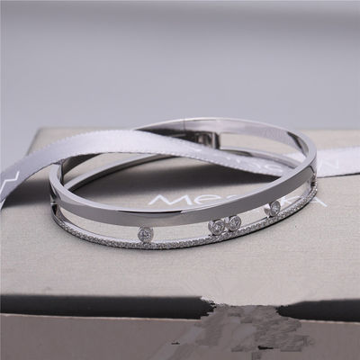 品質 女性のためのLuxury Jewelry移動Romaneの腕輪のホワイト ゴールドのダイヤモンドのブレスレットの贅沢な宝石類 工場