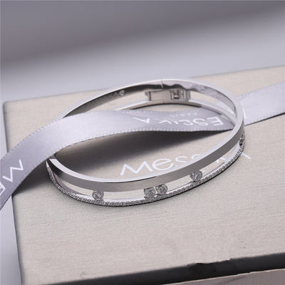 品質 女性のためのLuxury Jewelry移動Romaneの腕輪のホワイト ゴールドのダイヤモンドのブレスレットの贅沢な宝石類 工場